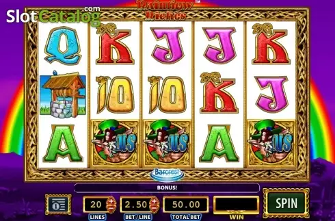 Скрин8. Rainbow Riches слот