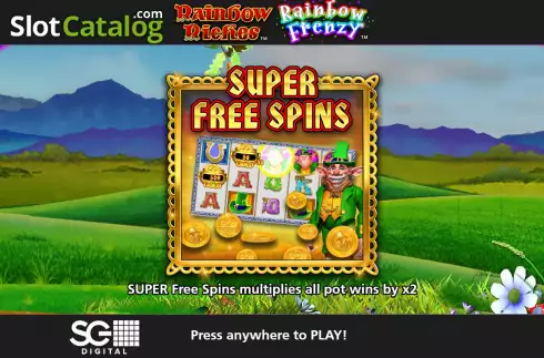 Скрин2. Rainbow Riches Rainbow Frenzy слот