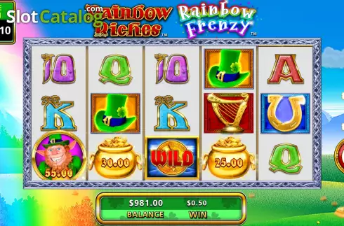 Скрин6. Rainbow Riches Rainbow Frenzy слот