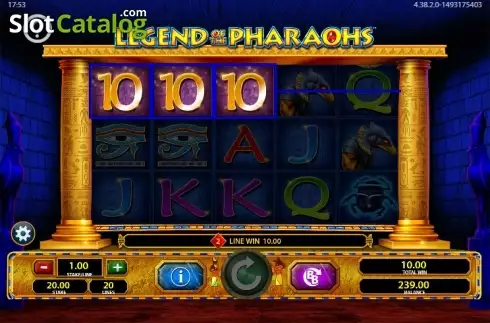 Скрин4. Legend of the Pharaohs слот