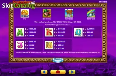 Скрин9. Rainbow Riches Original слот