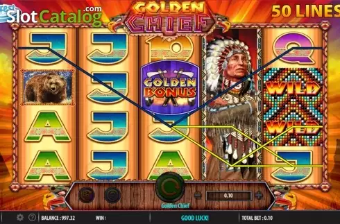 Скрин6. Golden Chief слот