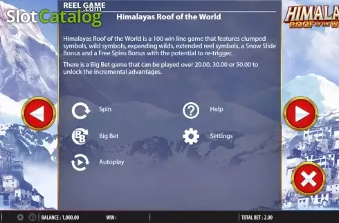 Скрин7. Himalayas Roof of The World слот