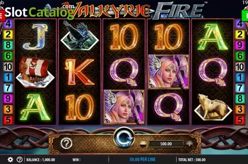 Скрин2. Valkyrie Fire слот