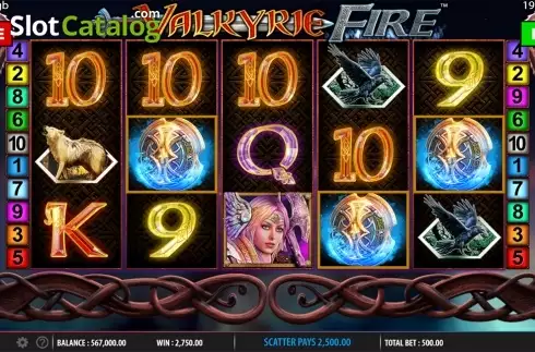 Скрин5. Valkyrie Fire слот