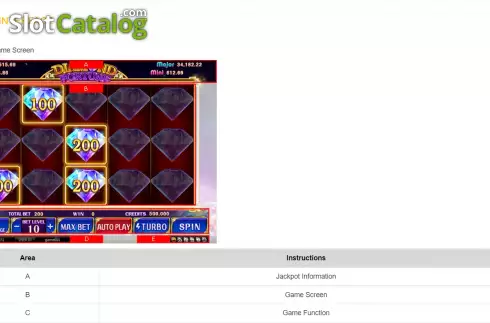 Скрин8. Diamond Fortune (Bbin) слот