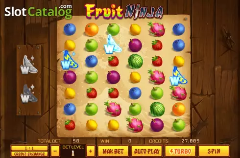 Скрин2. Fruit Ninja слот