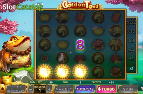 Скрин3. Golden Toad (Bbin) слот