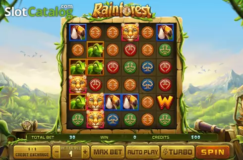 Скрин2. Rainforest слот
