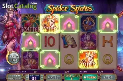 Скрин5. Spider Spirits слот