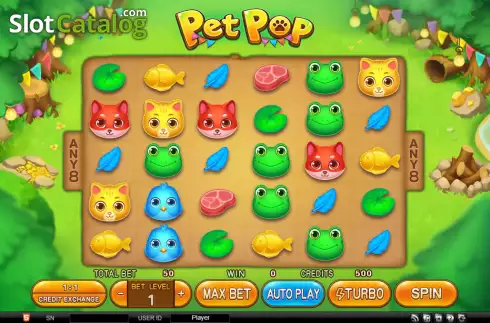 Скрин2. Pet Pop слот