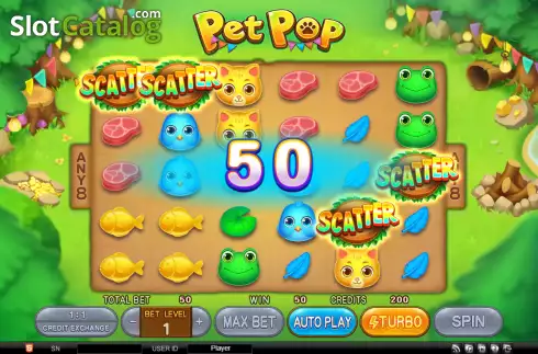 Скрин3. Pet Pop слот