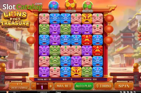 Скрин2. Lions Find Treasure слот