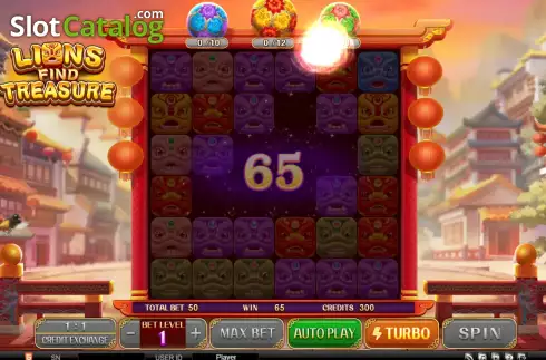 Скрин3. Lions Find Treasure слот