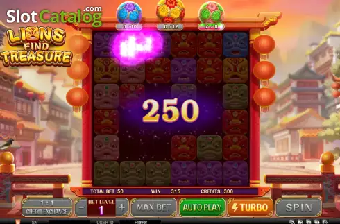 Скрин4. Lions Find Treasure слот