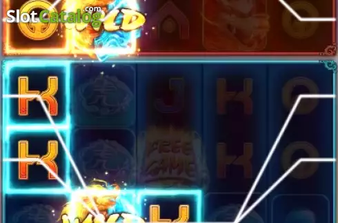 Скрин3. Dragon and Tiger Fighting слот