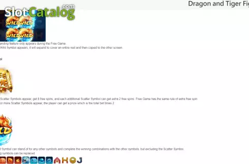 Скрин7. Dragon and Tiger Fighting слот