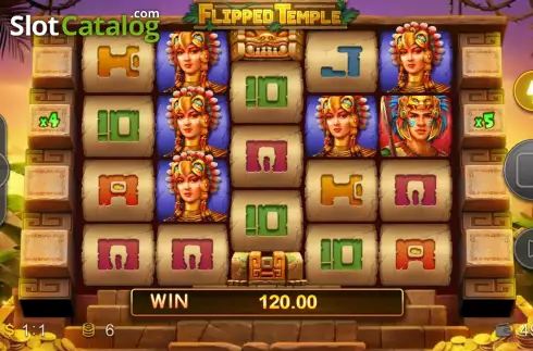 Скрин6. Flipped Temple слот