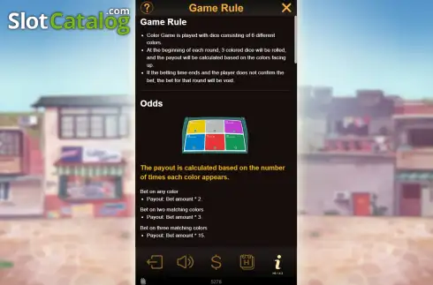 Скрин8. Color Game (Bbin) слот