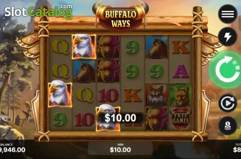 Скрин3. Buffalo Ways (Begames) слот