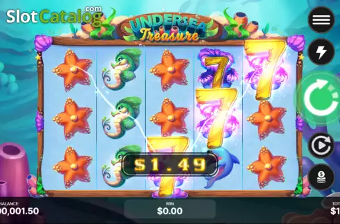 Скрин3. Undersea Treasure (Begames) слот