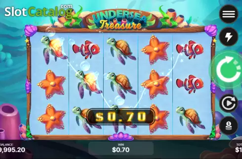 Скрин4. Undersea Treasure (Begames) слот