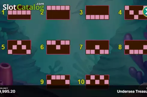 Скрин9. Undersea Treasure (Begames) слот