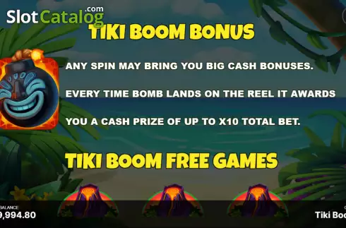 Скрин9. Tiki Boom слот