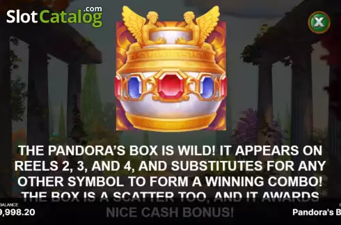Скрин6. Pandora’s Box (Begames) слот