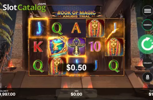Скрин3. Book of Magic: Anubis Trial слот