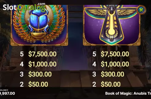 Скрин9. Book of Magic: Anubis Trial слот