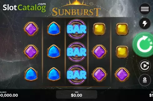 Скрин2. Sunburst слот