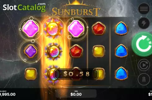 Скрин3. Sunburst слот
