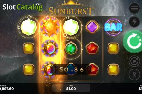 Скрин4. Sunburst слот