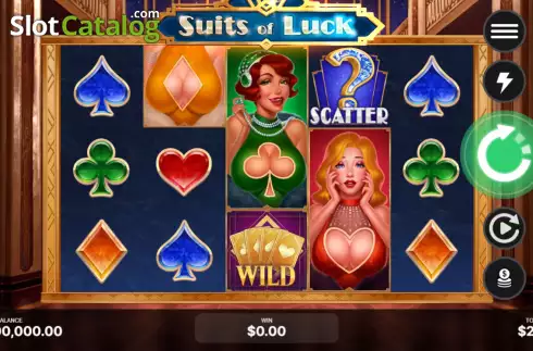 Скрин2. Suits of Luck слот