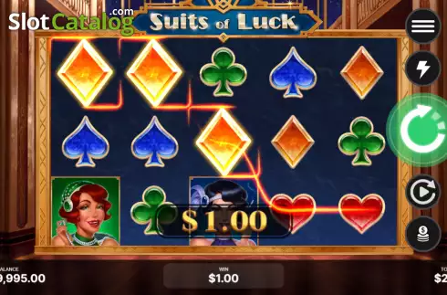 Скрин3. Suits of Luck слот