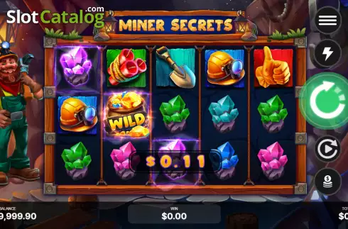 Скрин3. Miner Secrets слот