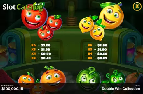 Скрин6. Double Win Collection слот