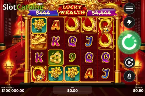 Скрин2. Lucky Wealth (Begames) слот