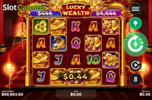 Скрин4. Lucky Wealth (Begames) слот