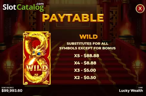 Скрин5. Lucky Wealth (Begames) слот