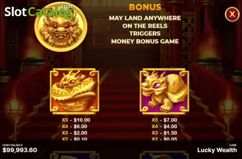 Скрин6. Lucky Wealth (Begames) слот
