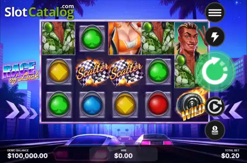 Скрин2. Race of Luck слот