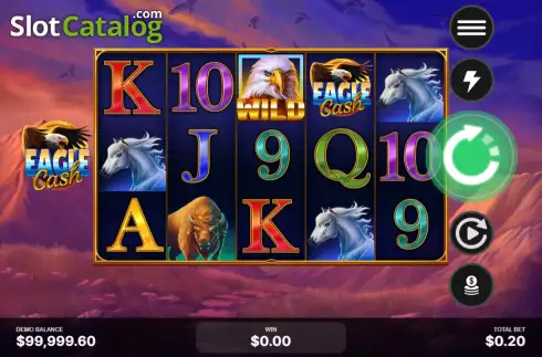 Скрин2. Eagle Cash слот