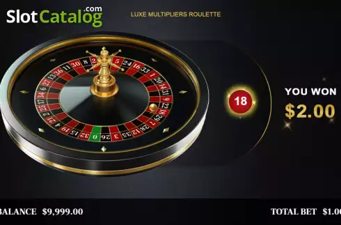 Скрин3. Luxe Multipliers Roulette слот