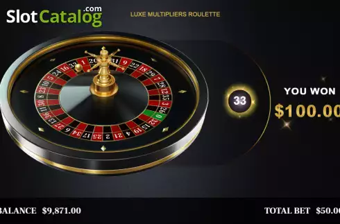 Скрин4. Luxe Multipliers Roulette слот
