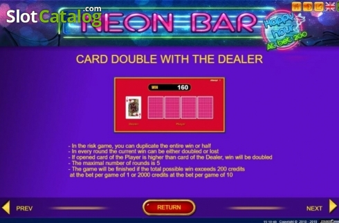 Скрин9. Neon Bar слот