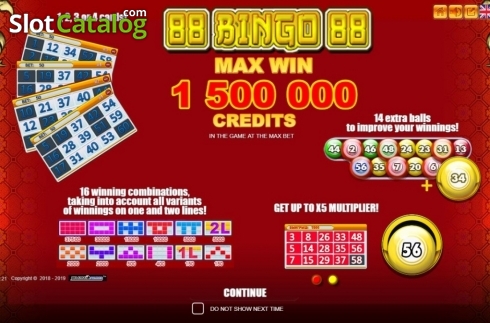 Скрин2. 88 Bingo 88 слот