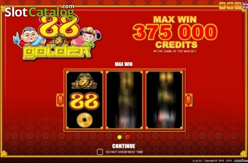 Скрин2. 88 Golden 88 слот