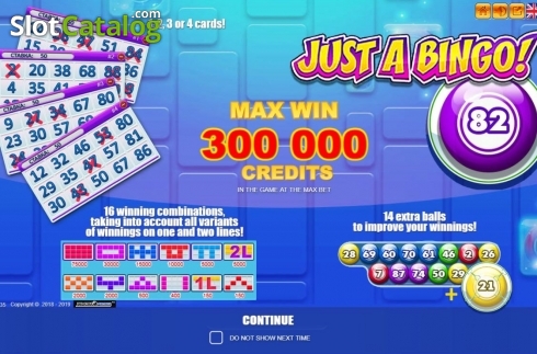 Скрин2. Just A Bingo слот